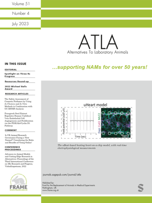 ATLA Alternatives to laboratory animal(vol.51, No.4) – KIC3Rs